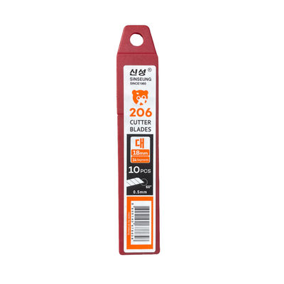 خرید L206 نقره 0.5mm 109mm طول 60° بیول 18mm تیغه های برش تولید آنلاین