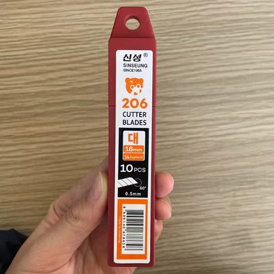 خرید تیغه های برش 18 میلی متری با دوام طولانی با استفاده از 0.5 میلی متر ضخامت و ساخت پایدار تولید آنلاین