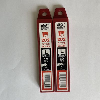 برش دقیق Sk2 18mm تیغه چاقو فولاد کربن 0.4mm ضخامت