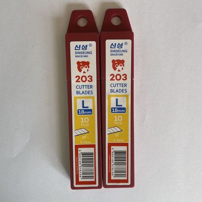 تیغه 18 میلی متری سخت و تیز 60 درجه زاویه 0.5 میلی متری ضخامت Sinseung L203