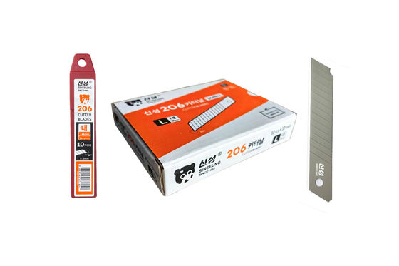 109 میلی متر طول 60 درجه زاویه 18 میلی متر تیغه با 15 بخش و بدن نقره ای