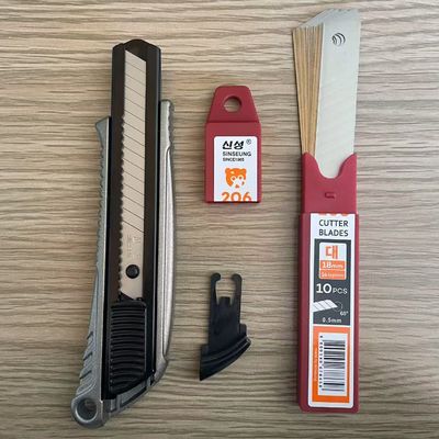 تیغه های کاربردی 18mm SK2 Drywall Silver Finish 0.5mm ضخامت