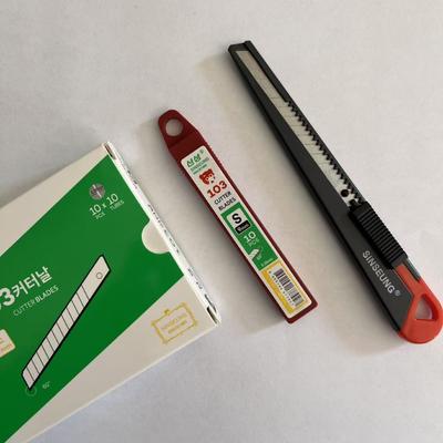نقره فولاد با کربن بالا 9mm تیغه های جایگزینی 30 درجه برش دقیق